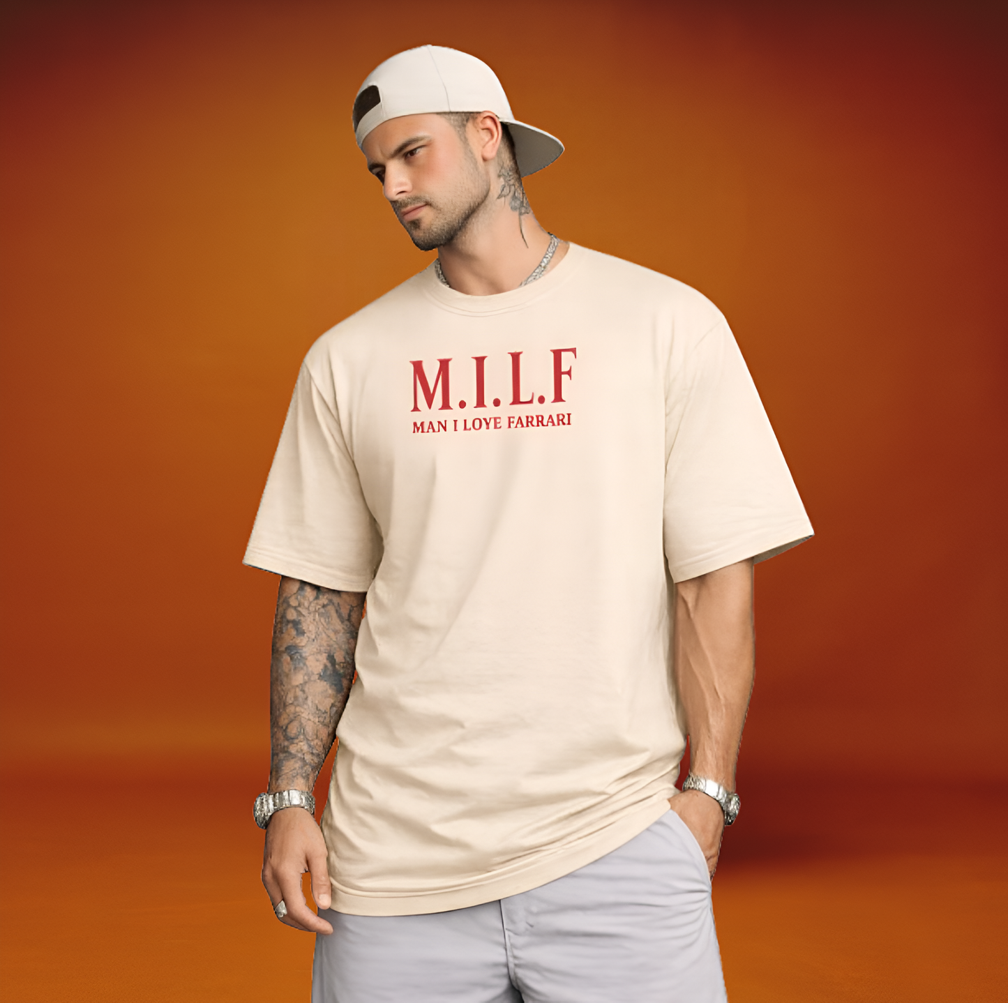 MILF Oversized Classic T-Shirt