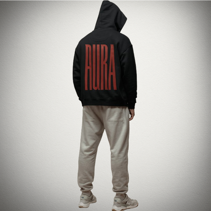 AURA Oversized Hoodie – Premium Unisex Streetwear | No FOMO Studio