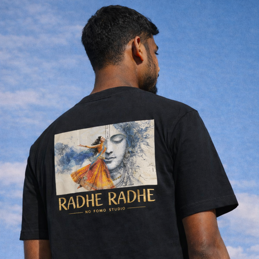 RADHE RADHE: Oversized T-Shirt | No FOMO Studio