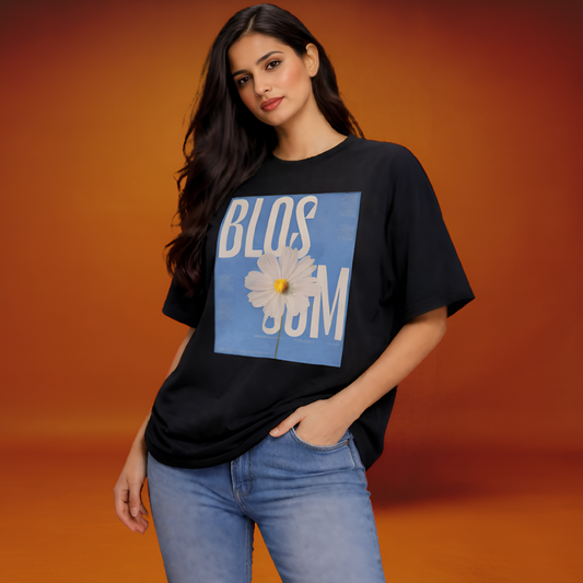 Blossom – Oversized T-Shirt: Her Era | No FOMO Studio