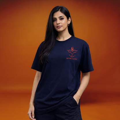 Never Alone Oversized T-Shirt: DHARMA | No FOMO Studio